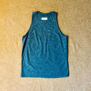 Outdoor Voices high neck tank in charcoal